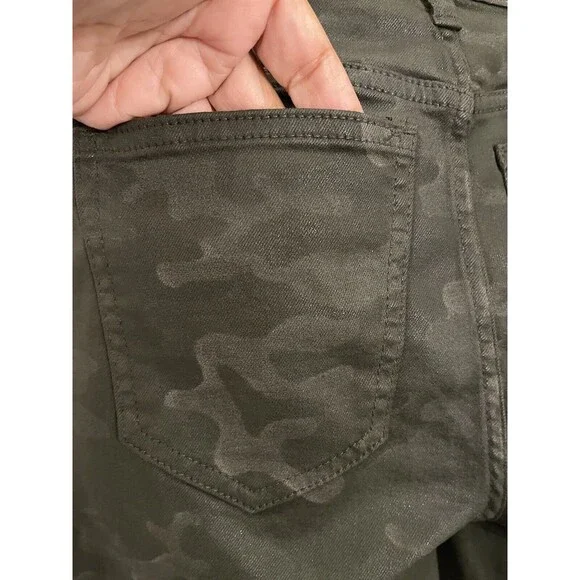 Joe’s Jeans Coated Camo The Icon Mid-Rise Skinny Ankle Jeans Women Size 25 - Picture 12 of 16